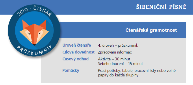 Šibeniční písně - metodika